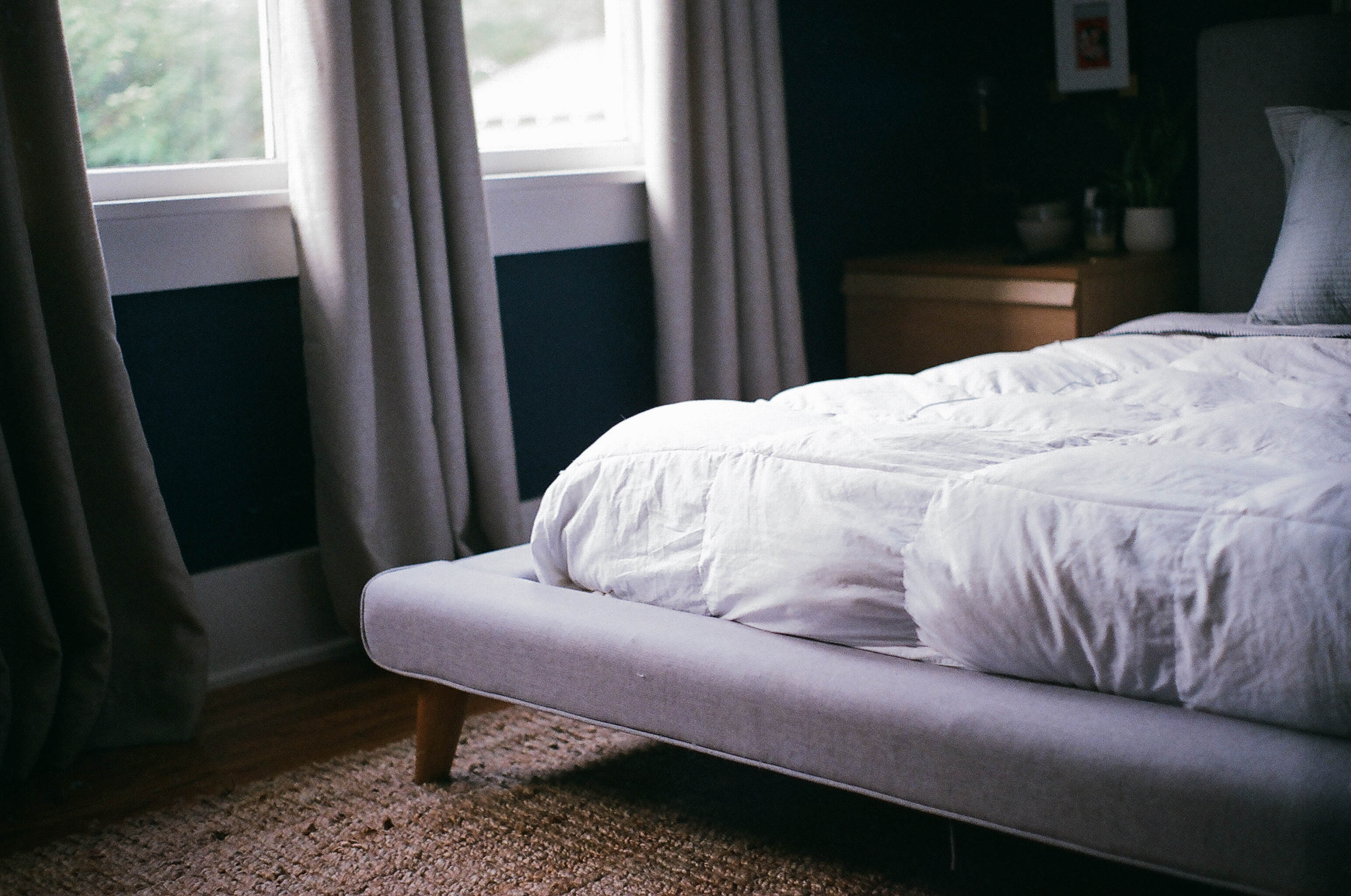 a white mattress